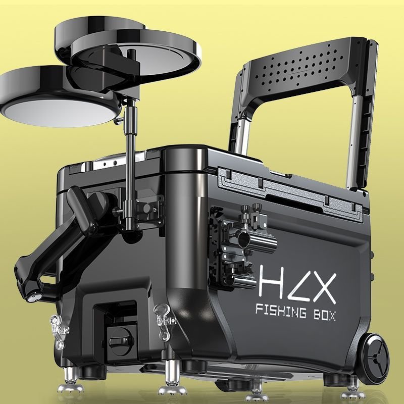 Han Ding's new fishing box is so light that it's thicker and back-to-heat-to-heat